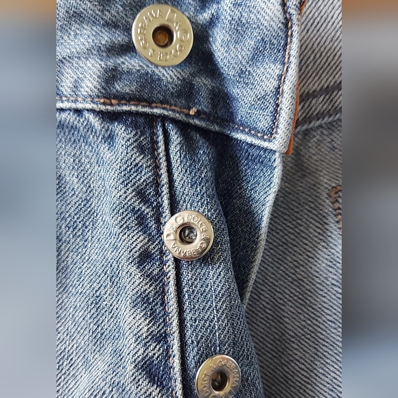 Dolce Gabbana Size 33 Blue Stonewash Distressed Poem Jeans Made In Italy - Picture 7 of 14